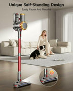 AIPOWAY Cordless Vacuum Cleaner 580W 50Kpa Vacuum Cleaners for Home, 65 Mins