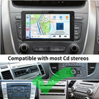 Epronic CD Slot Mount for Carplay Screen 17mm Ball Adapter with 4-Button Lock