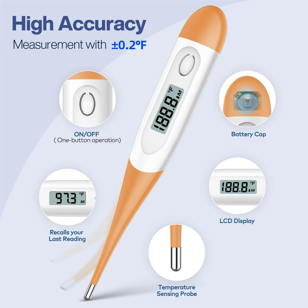 Boncare 10 Seconds Digital Thermometer for Adults and Kids - Accurate & Safe