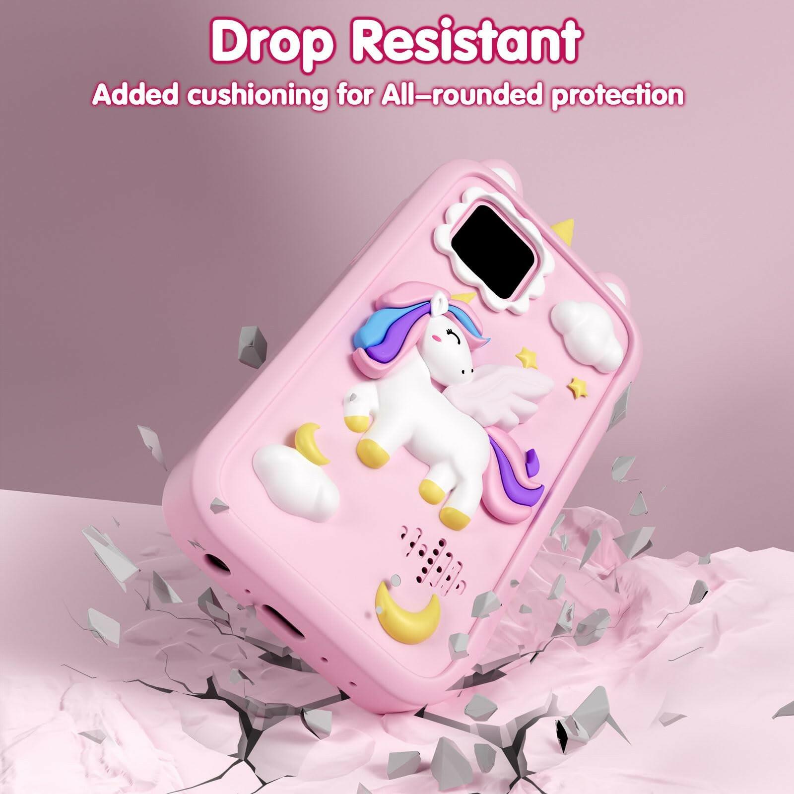 Kids Phone - Toddler Girl Toys for Age 3-10, Christmas Birthday Gifts for Girls,