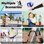JBM 1 Pair Volleyball Arm Sleeves with Protection Pads and Thumb Hole Padded