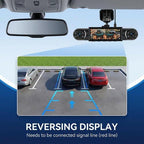 Orderich 4 Channel 360° Dash Camera Front and Rear Inside Left Right, 3.16 Inch