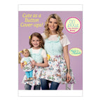 McCall's Misses'/Girls'/18" Dolls' Matching Full Aprons Sewing Pattern