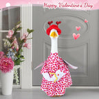 Cutecrop Valentine Porch Goose Outfits for 23" High Cement or Plastic Patriotic