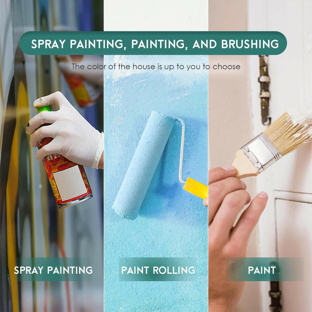 Yefanxi 4-in White EVA molding Peel and Stick Panel, 3D Flexible Fluted self