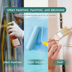 Yefanxi 4-in White EVA molding Peel and Stick Panel, 3D Flexible Fluted self