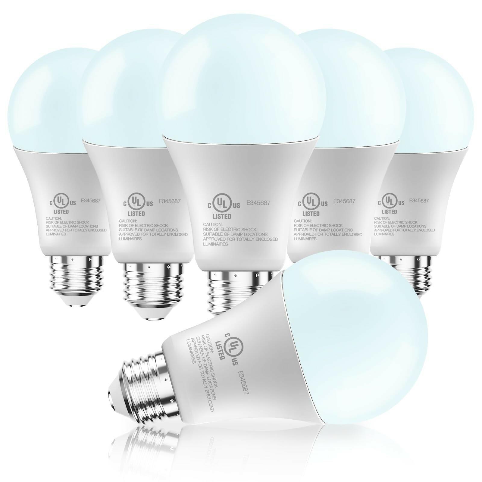 DAYBETTER LED Light Bulbs, A19 5000K Daylight Light Bulbs 100 Watt Equivalent,