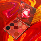 docolor Eyeshadow Palette 9Colors Red Eyeshadow Gemstone Shadow Palettes Highly