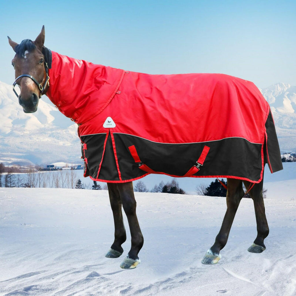 Horse Care Blanket Winter 1680D Premium Turnout Horse Blanket,Medium Weight