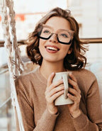 REAVEE 3 Pack Blue Light Reading Glasses Women Oversized +1.25 Extra Wide
