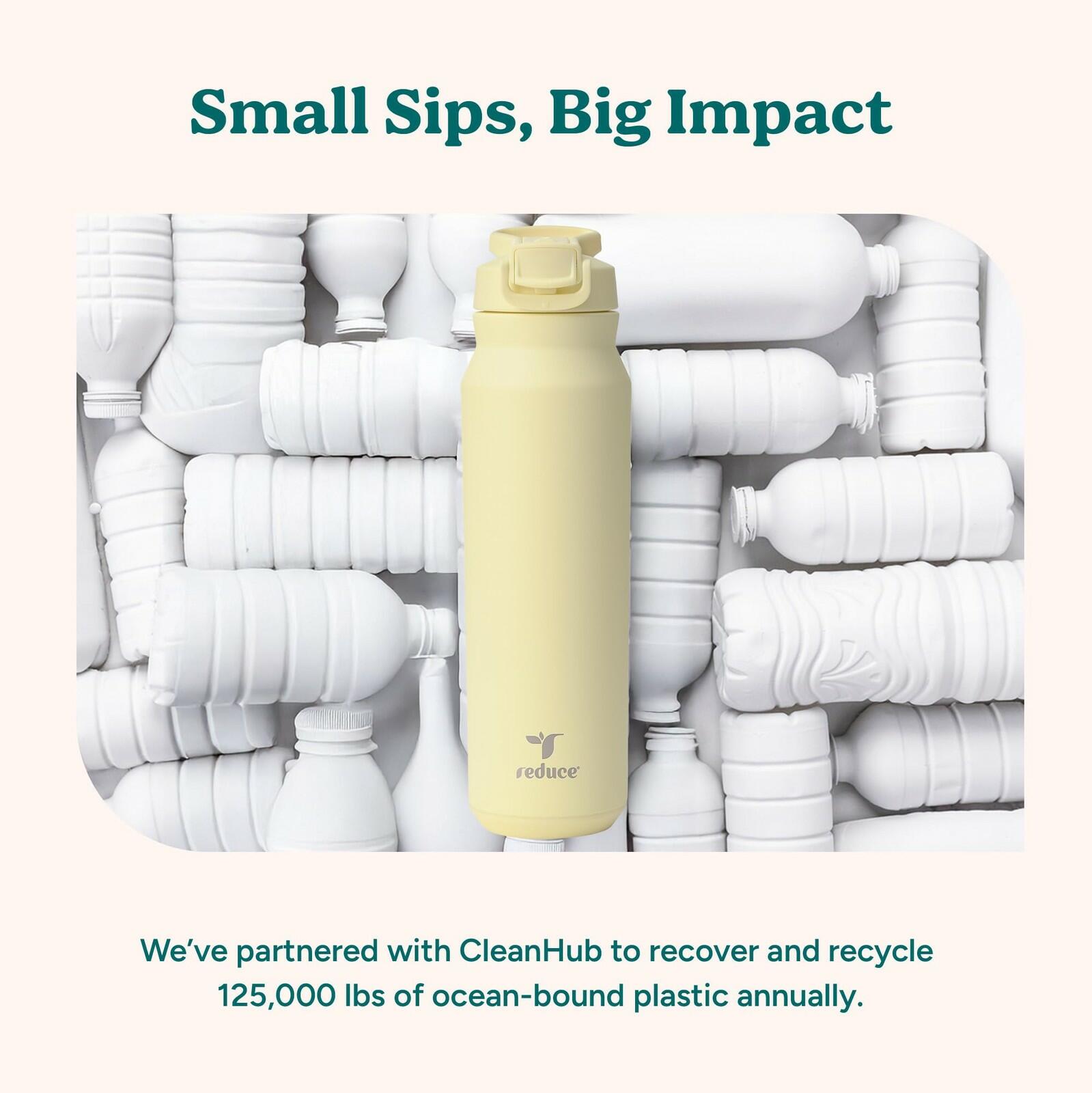 REDUCE 32 oz Hydrate Pro Stainless Steel Insulated Water Bottle - Flip Top
