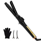 MAXT Curling Irons 1 in Waver Curling Wand Ceramic Tourmaline Hair Curler Dual