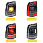 Glistuning LED Tail Lights Dodge Ram 1500 2500 3500 2009-2018 Clear