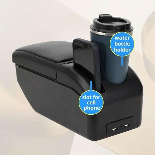 AULPHIKE Compatible with Scion XB XA Armrest Car Center Console Organizer