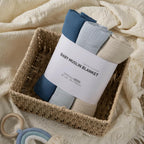 3 PACK Muslin Swaddle Blankets for Newborn, Breathable Soft Receiving Blanket,
