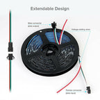 SEZO WS2812B LED Strip Light 3.3FT/1M 144LEDs/m Individually Addressable