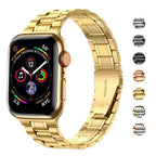 MioHHR Solid Stainless Steel Band Compatible with Apple Watch 44mm(Series