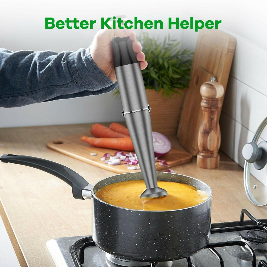 Immersion Blender Handheld Corded Hand Blenders Set 1100W, Trigger Variable