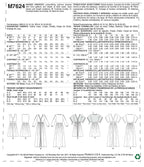 McCall's Patterns Misses' Banded Gathered Dresses with Sleeve and Length Options