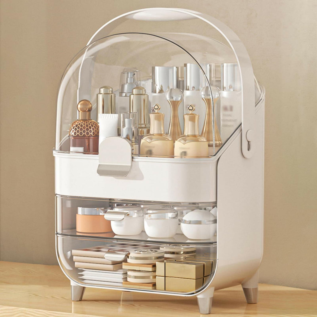 Makeup Organizer Countertop, Skincare Holder Bathroom Counter Organizer, Storage