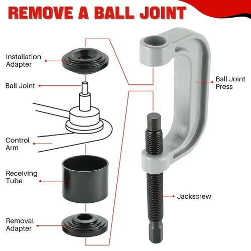 DASBET Ball Joint Removal Tool Kit Ball Joint Press U Joint Service Set