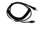 Honeywell CBL-500-300-C00 USB Coiled Cable, Type A, 5V Host Power, 3 m/9.8-ft.