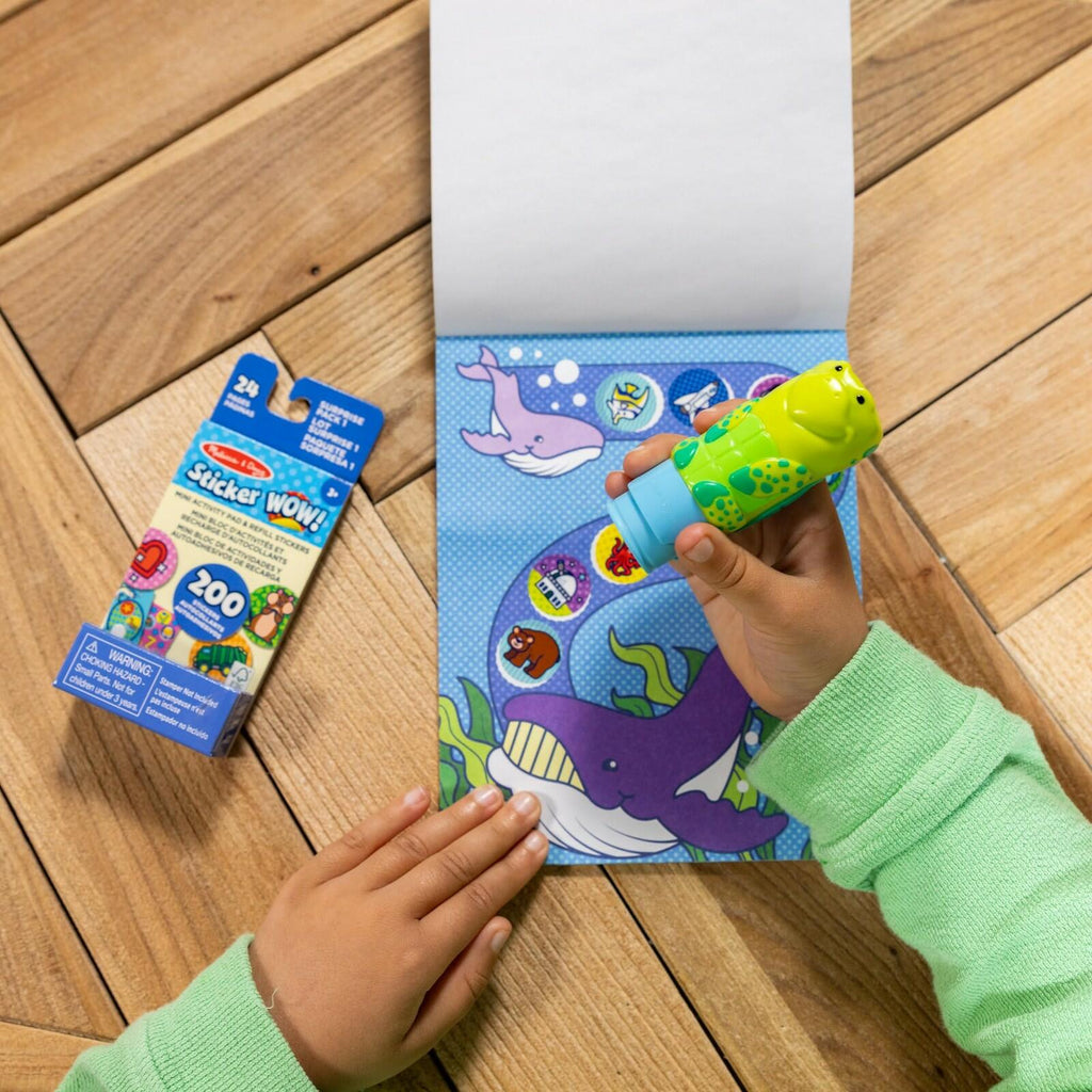 Melissa & Doug Sticker Wow!™ Sea Turtle Bundle: 24-Page Activity Book,