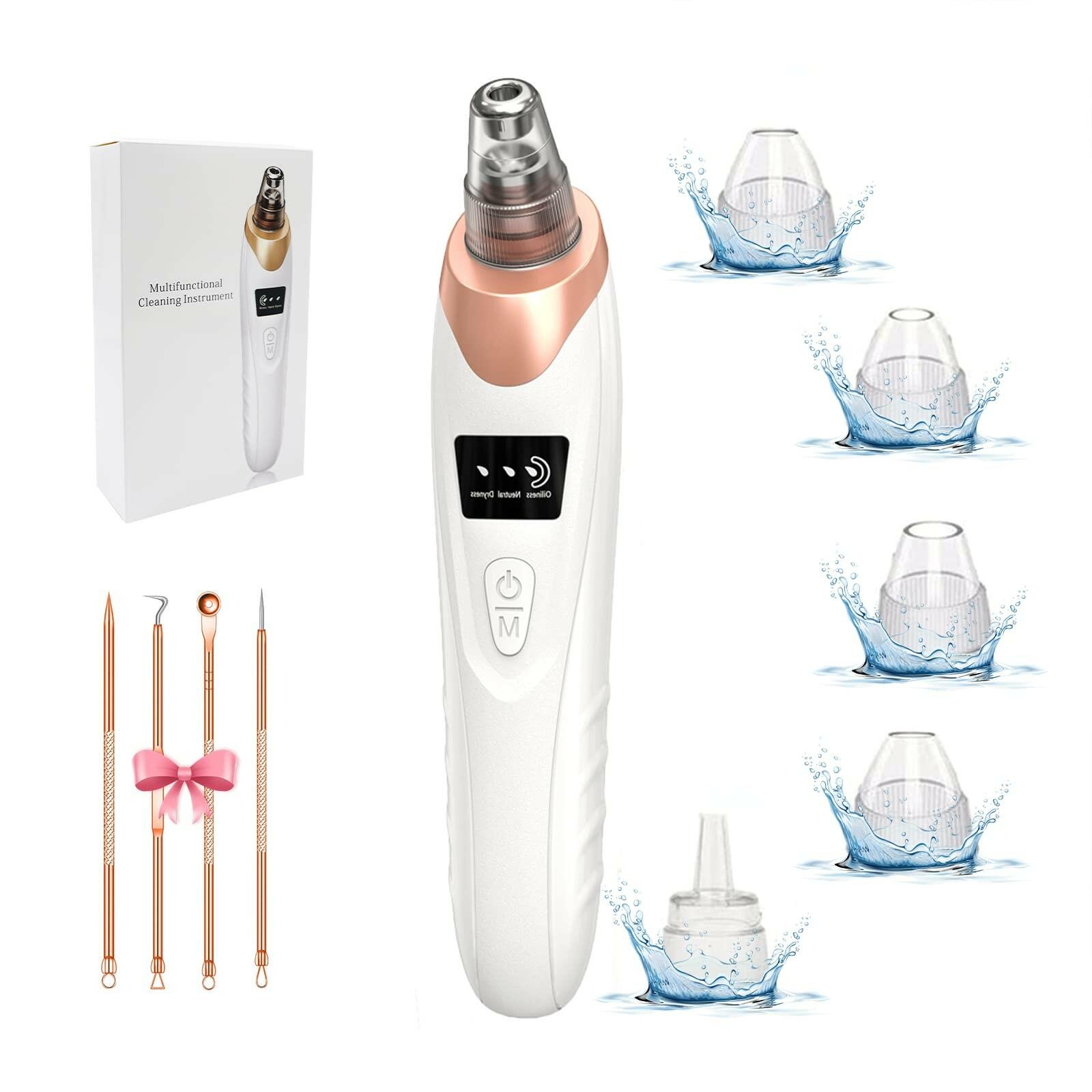 2025 Blackhead Remover Pore Vacuum,Facial Pore Cleaner-5 Suction Power,5