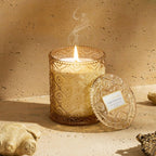LA JOLIE MUSE Ginger & White Musk Candles | Ginger, Lemongrass & Musk | 6 oz Soy