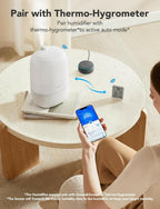 GoveeLife Smart Humidifiers for Bedroom, 3L Top Fill Cool Mist Humidifiers with