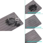 NiuYichee 2 PCS Water Absorbent diatomite Coasters, 8.3" x 4" Water Absorbing
