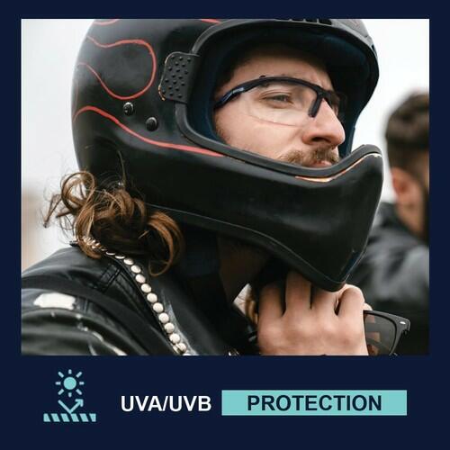 Bifocal Safety Glasses - Safety Glasses with Readers for Healthcare,