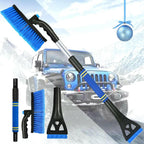 Extendable Snow Brush & Ice Scraper for Car Windshield – 25" to 31.5"