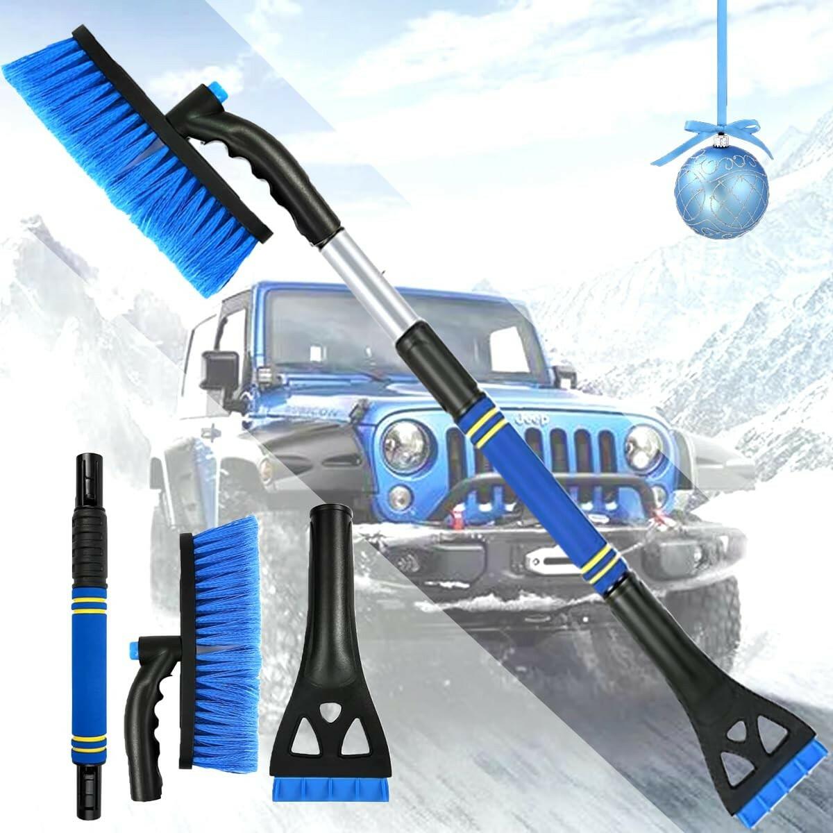 Extendable Snow Brush & Ice Scraper for Car Windshield – 25" to 31.5"