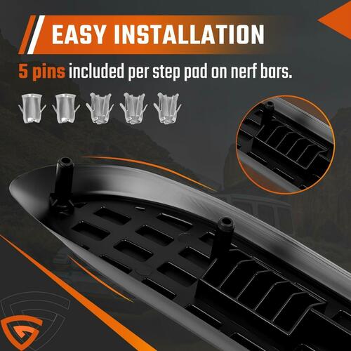 Replacement Step Pad for 3" Round Nerf Bars - Set of US SHIP