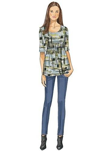 McCall's Patterns M7353 Misses' Raised Elastic-Waist Top and Dresses, Size A5