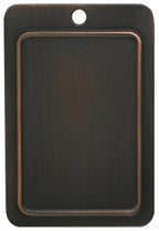 5 Pack Amerock | Cabinet Cup Pull | Oil Rubbed Bronze | 3 inch (76 mm) Center to