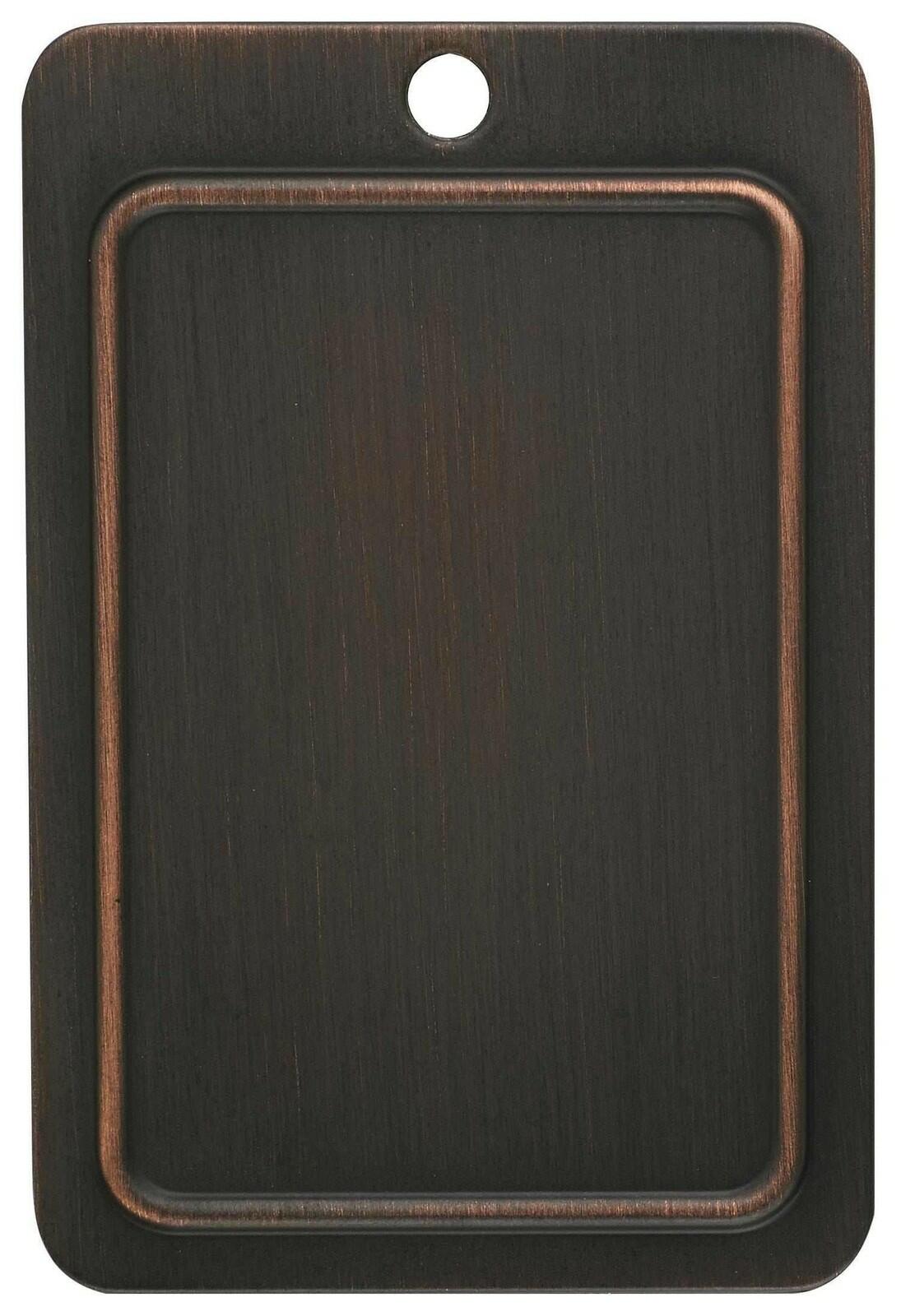 5 Pack Amerock | Cabinet Cup Pull | Oil Rubbed Bronze | 3 inch (76 mm) Center to