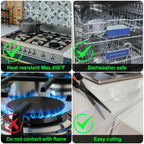 2 PACK Silicone Stove Counter Gap Cover Kitchen Counter Gap Filler Transparent