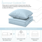 Snubbull Outdoor Patio Chair Cushions Set 22 L X 22 W X 4 H Waterproof & Fade