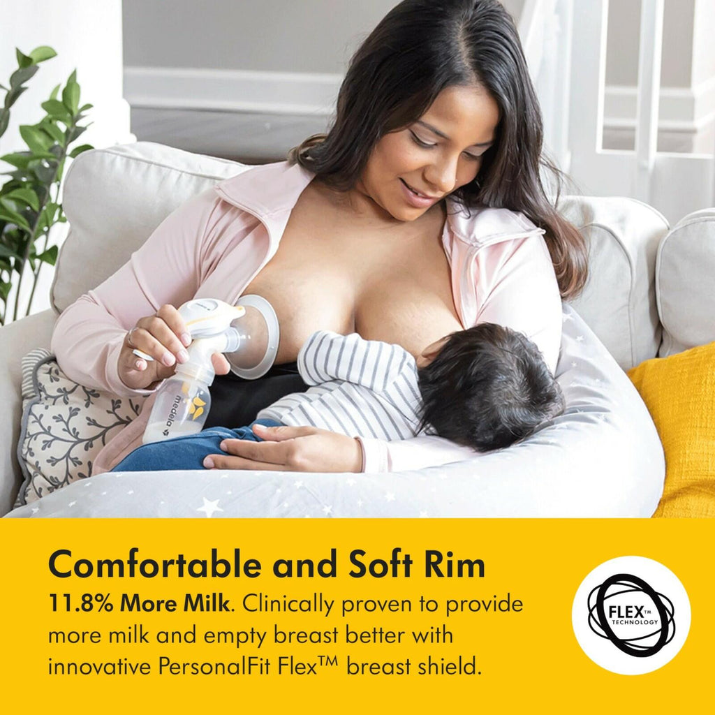 Medela Perfect Pair Bundle with Medela Harmony Manual Breast Pump & Silicone