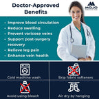 Mojo Compression Socks for Women and Men 20-30mmHg Knee High - Unisex Medical