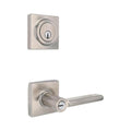 Tonebridge Satin Nickel Single Cylinder Keyed Alike Lever Combo Pack with Square