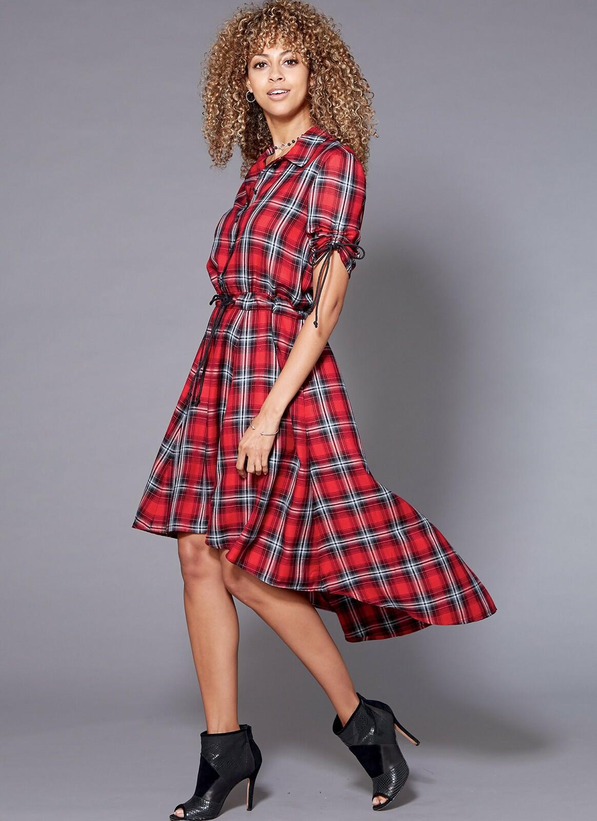 McCall's Patterns Miss Petite Shirtdresses with Drawstring Waist