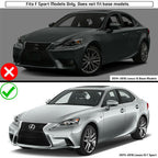 Gloss Black Front Bumper Lip Splitter for Lexus IS250 IS300 IS350 F Sport 14-16