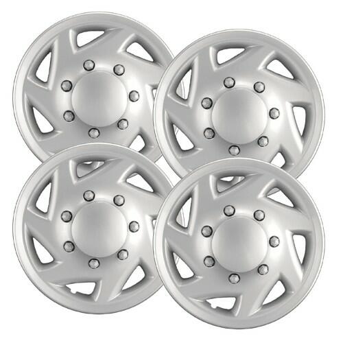 16" Silver Hubcaps Wheel Covers Set of 4 Ford Van Heavy Duty Premium