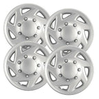 16" Silver Hubcaps Wheel Covers Set of 4 Ford Van Heavy Duty Premium