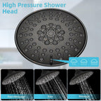 EMBATHER Shower Faucets Sets Complete with 3 Setting High Pressure Shower Head,