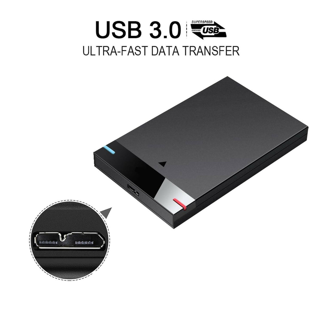 HWAYO 2.5'' 160GB Ultra Slim Portable External Hard Drive USB3.0 HDD Storage for