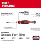 Missing parts Milwaukee Screwdriver M-BIT RCHT 27 in 1 48-22-2904